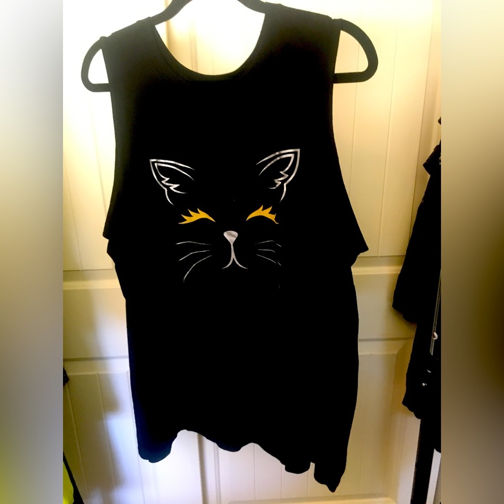 Torrid black cat eye off the shoulder long sleeve shirt size 3